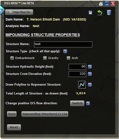 DSS-WISE Lite interface under DSAT